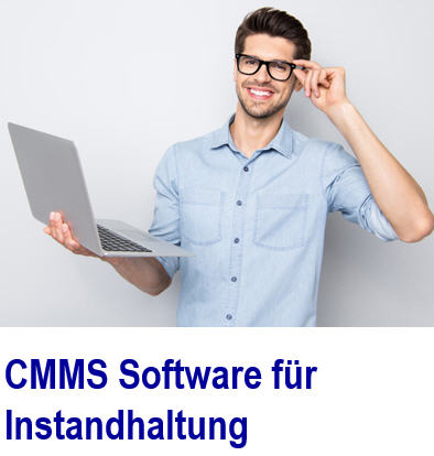 CMMS Software f�r Instandhaltung, Wartung und Facility Management. Gra