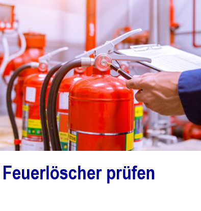 Feuerl�scher pr�fen. Pr�fplakette beim Feuerl�scher anbringen.  Softwa
