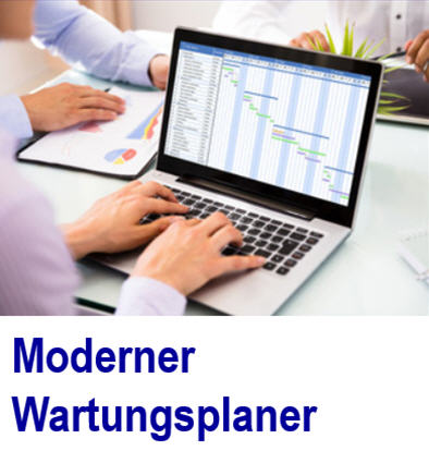 moderne Wartungsplaner. �berwacht alle notwendigen Wartungsarbeiten. S