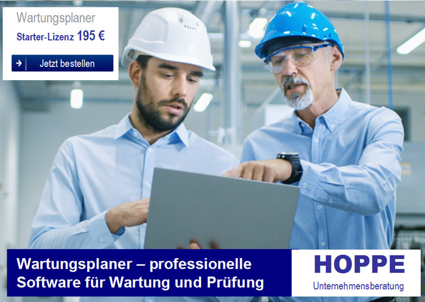 Dokumentation der Wartung. Pr�ffristenverwaltung