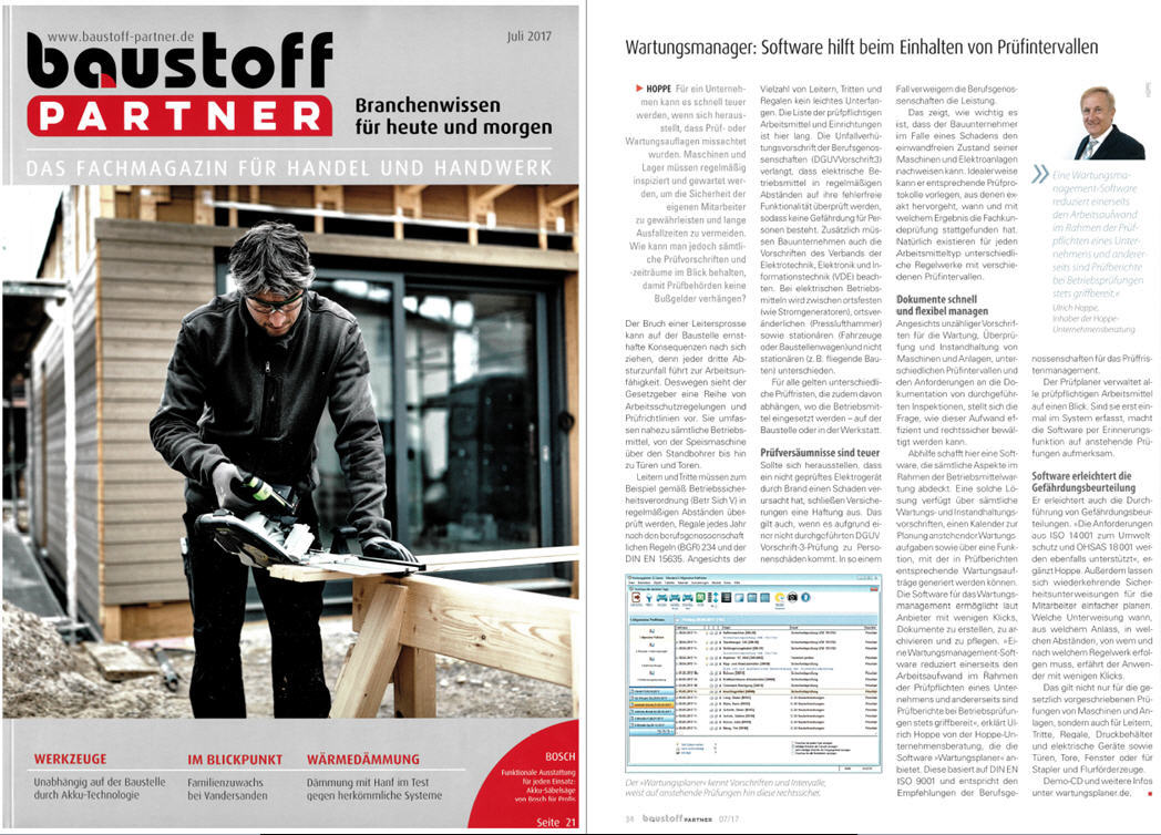 Baustoff-Partner 2017 07 Das Fachmagazin f�r Handel und Handwerk