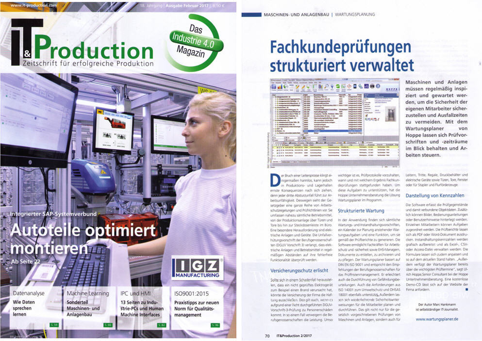 IT Production Zeitschrift f�r erfolgreiche Produktion