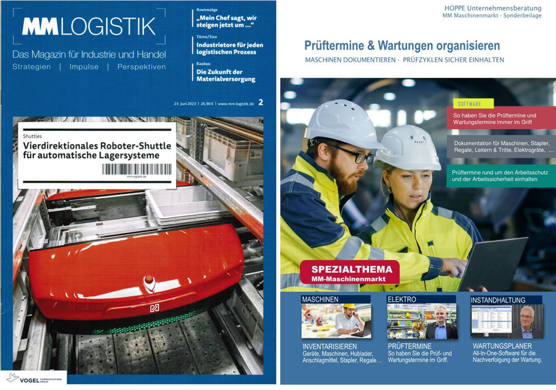 MM LogistikVogel Communication Group Juni/23 Ordnung ins Chaos der Pr�fungen & Wartungen bringen
