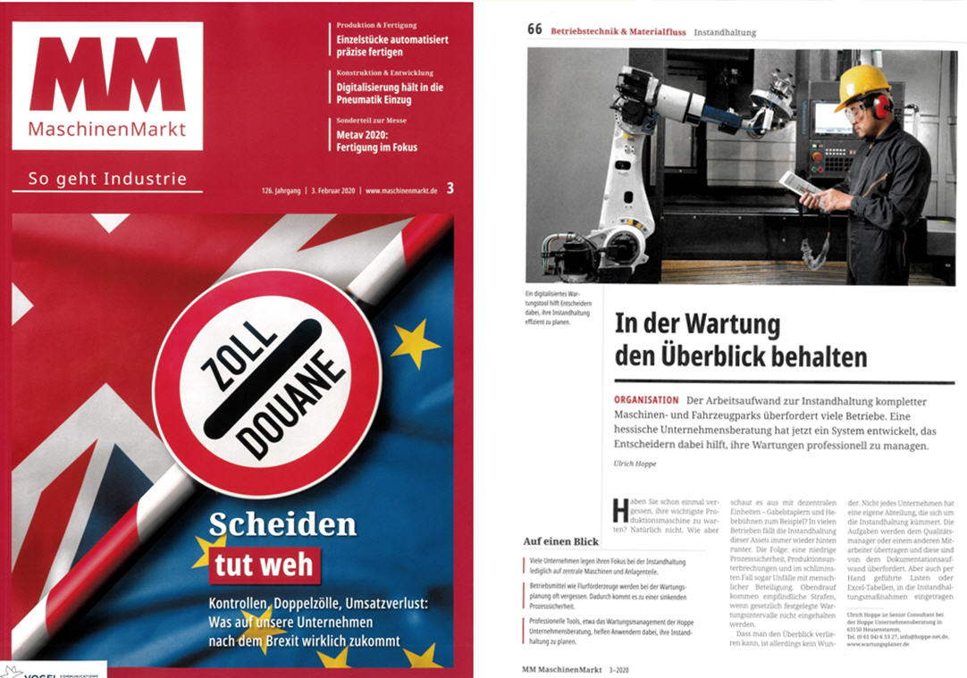 MM Maschinenmarkt - >In der Wartung den �berblick behalten